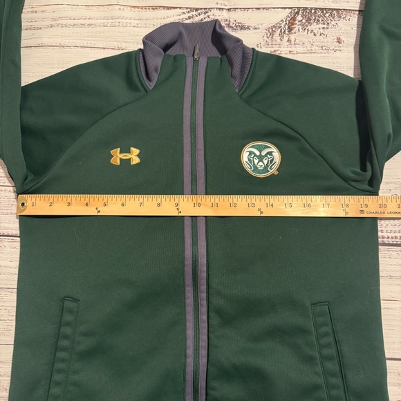 Under Armour Colorado State University Rams Full Zip Track Jacket Women's Large - Picture 9 of 15